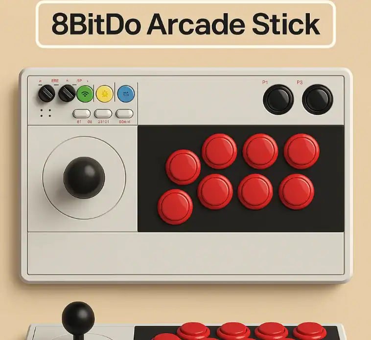 8BitDo Arcade Stick Review 2025: Best Mid-Range Fight Stick