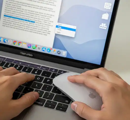 How to Copy and Paste on a MacBook with a Mouse