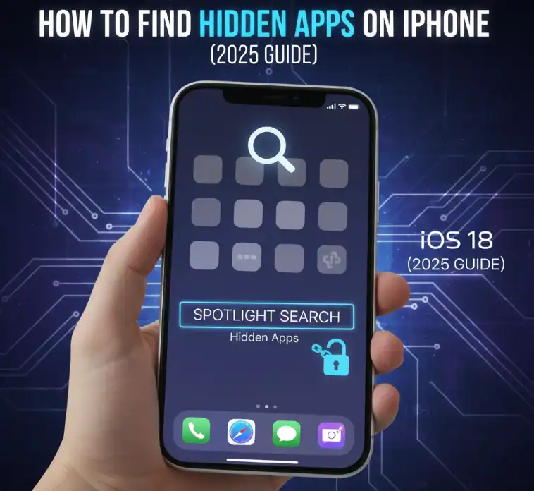 How to Find Hidden Apps on iPhone iOS 18 (2025 Guide)