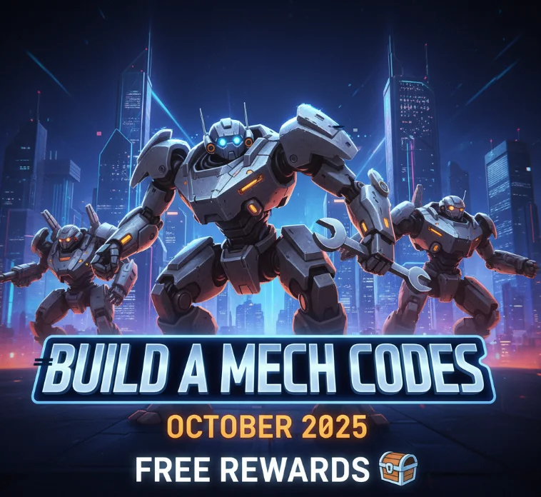 Build a Mech Codes October 2025 | Free Rewards