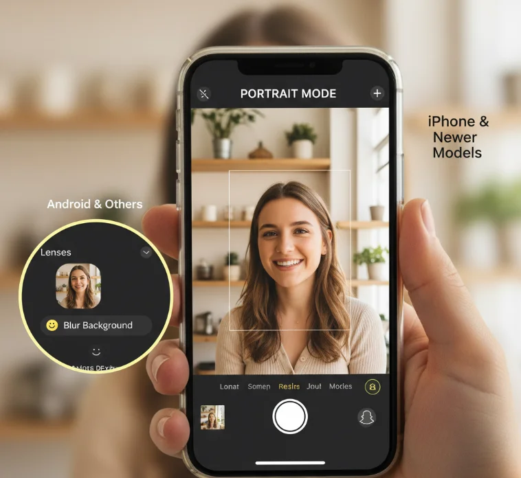 How to Use Portrait Mode on Snapchat (iPhone & Android)