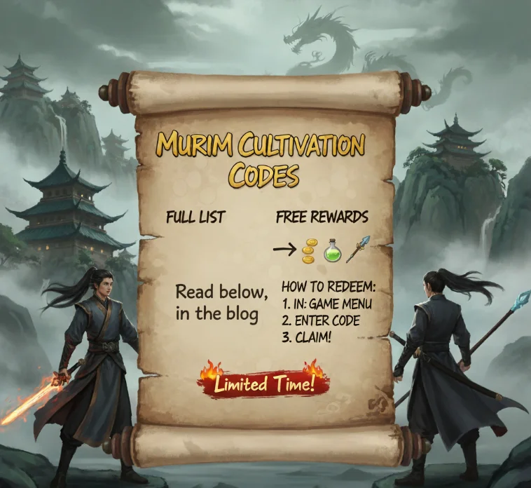 Murim Cultivation Codes: Full List and How to Redeem Free Rewards