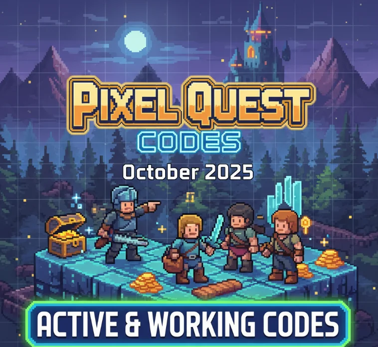 Pixel Quest Codes October 2025 – Active & Working Codes