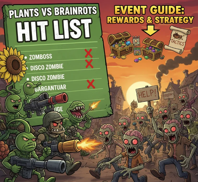 Plants vs Brainrots Hit List Event Guide: Rewards & Strategy