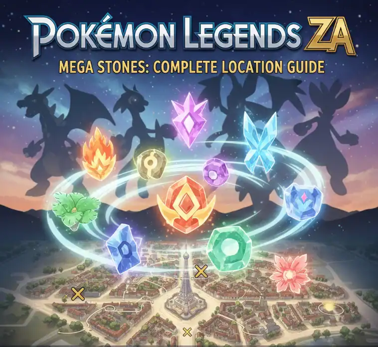 Pokémon Legends ZA Mega Stones: Complete Location Guide