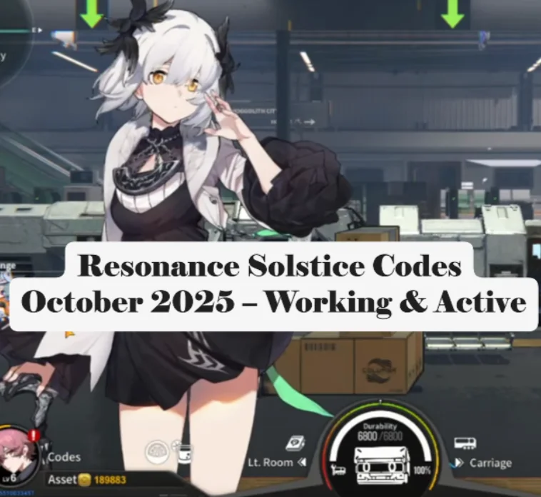 Resonance Solstice Codes October 2025 – Working & Active
