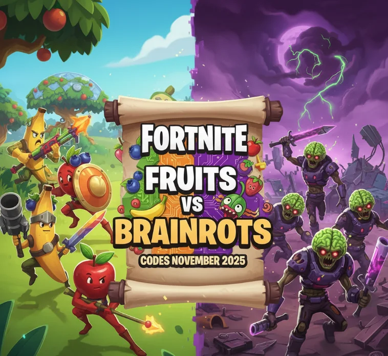 Fortnite Fruits vs Brainrots Codes November 2025