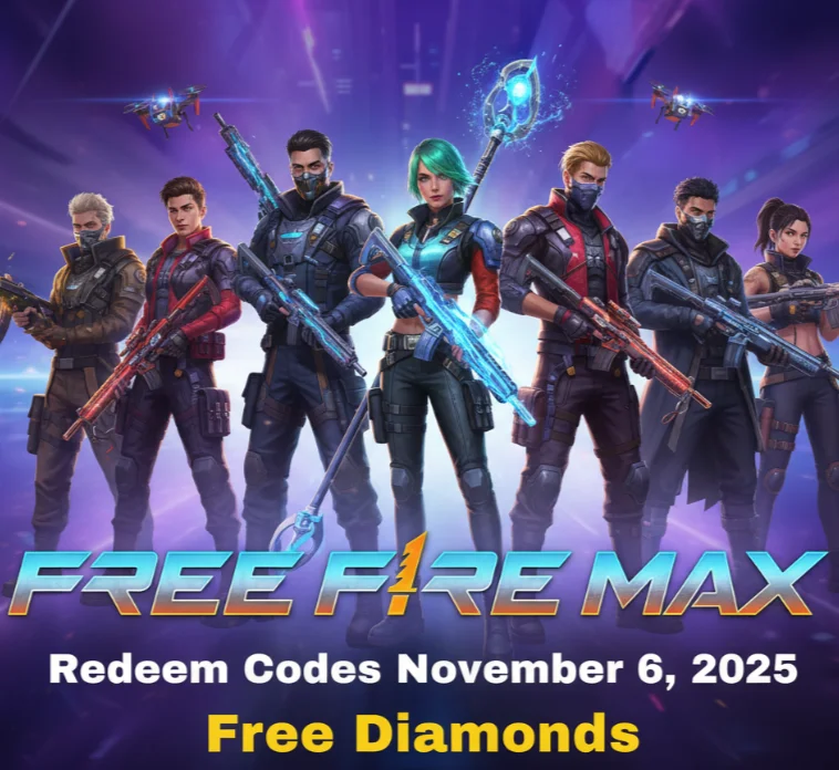 Free Fire MAX Redeem Codes November 6, 2025: Free Diamonds Featured Image