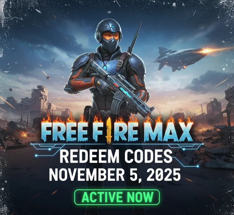 Free Fire Max Redeem Codes November 5, 2025 – Active Now