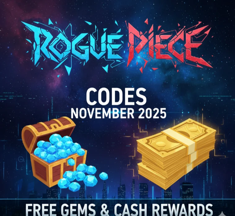 Rogue Piece Codes November 2025: Free Gems & Cash Rewards