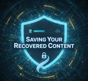 Saving Your Recovered Content